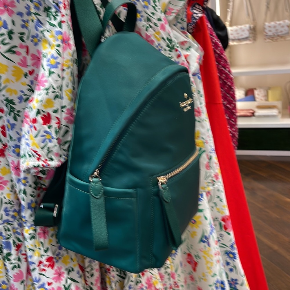 Kate Spade Chelsea Medium Backpack 
COLOR: Deep Jade 
NWT - Picture 14 of 16